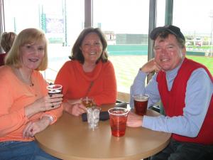 Taking in a ball game at the new Reno Baseball Stadium with our friends Mike and Barbara